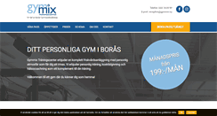 Desktop Screenshot of gymmix.nu